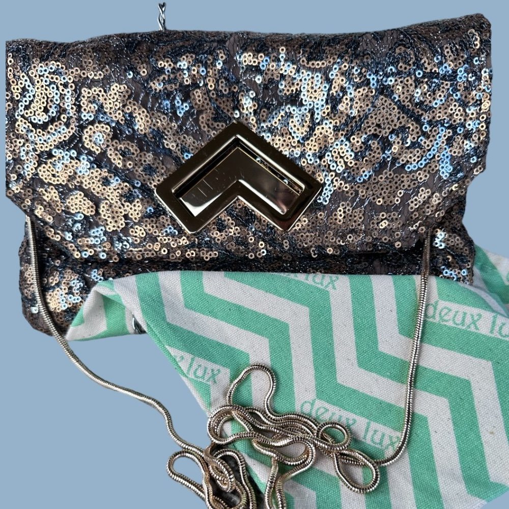 DEUX LUX SEQUIN EVENING BAG
